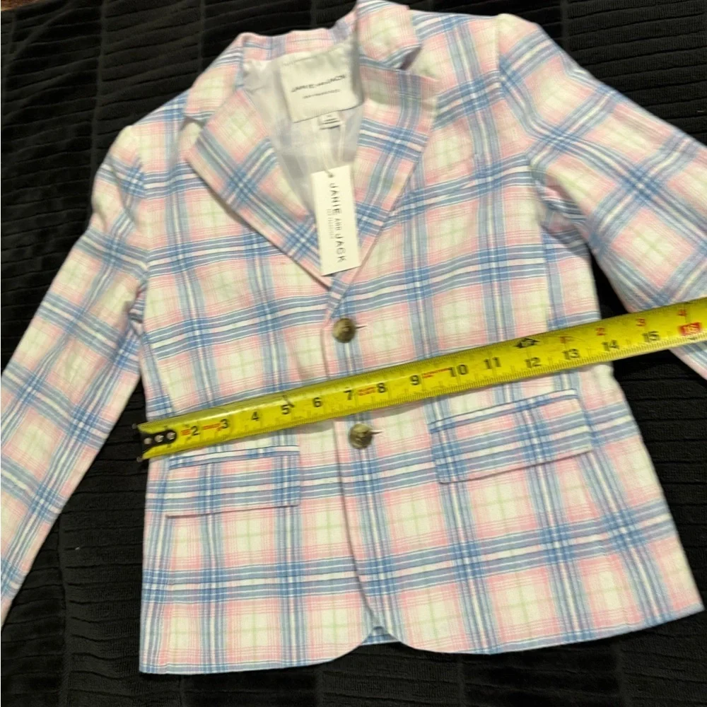 Kids Plaid Jacket - Pink and Blue ♥️NWT♥️